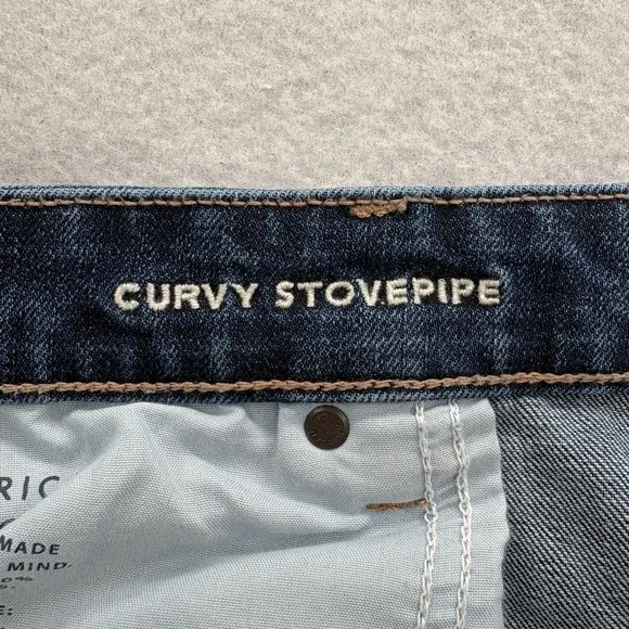 American Eagle Outfitters Wide Leg Jeans in Medium Blue - Picture 5 of 14